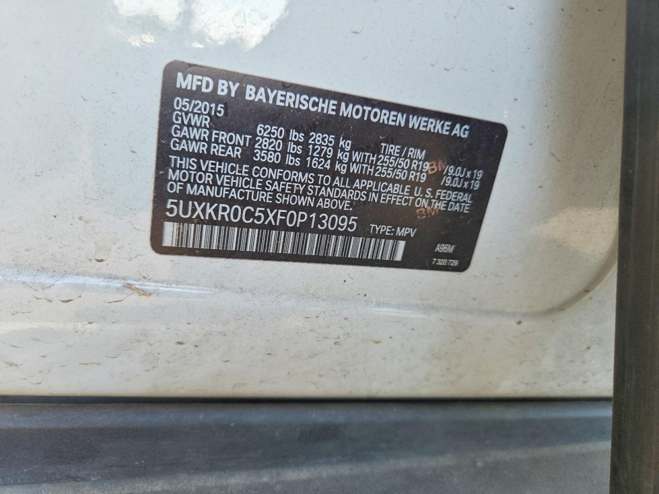 2015 BMW X5 xDrive35I - zdjęcie 12