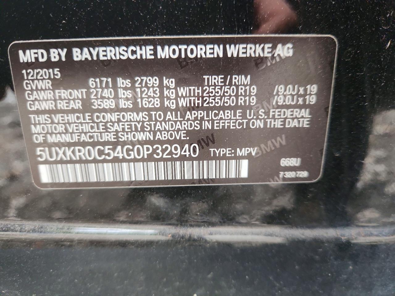2016 BMW X5 xDrive35I - zdjęcie 13
