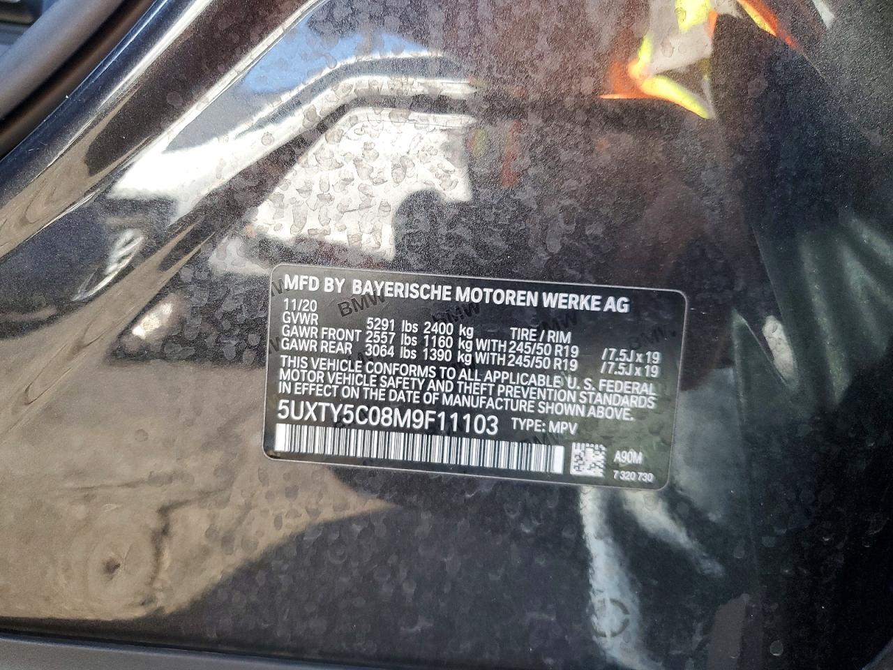 2021 BMW X3 xDrive30I - zdjęcie 12