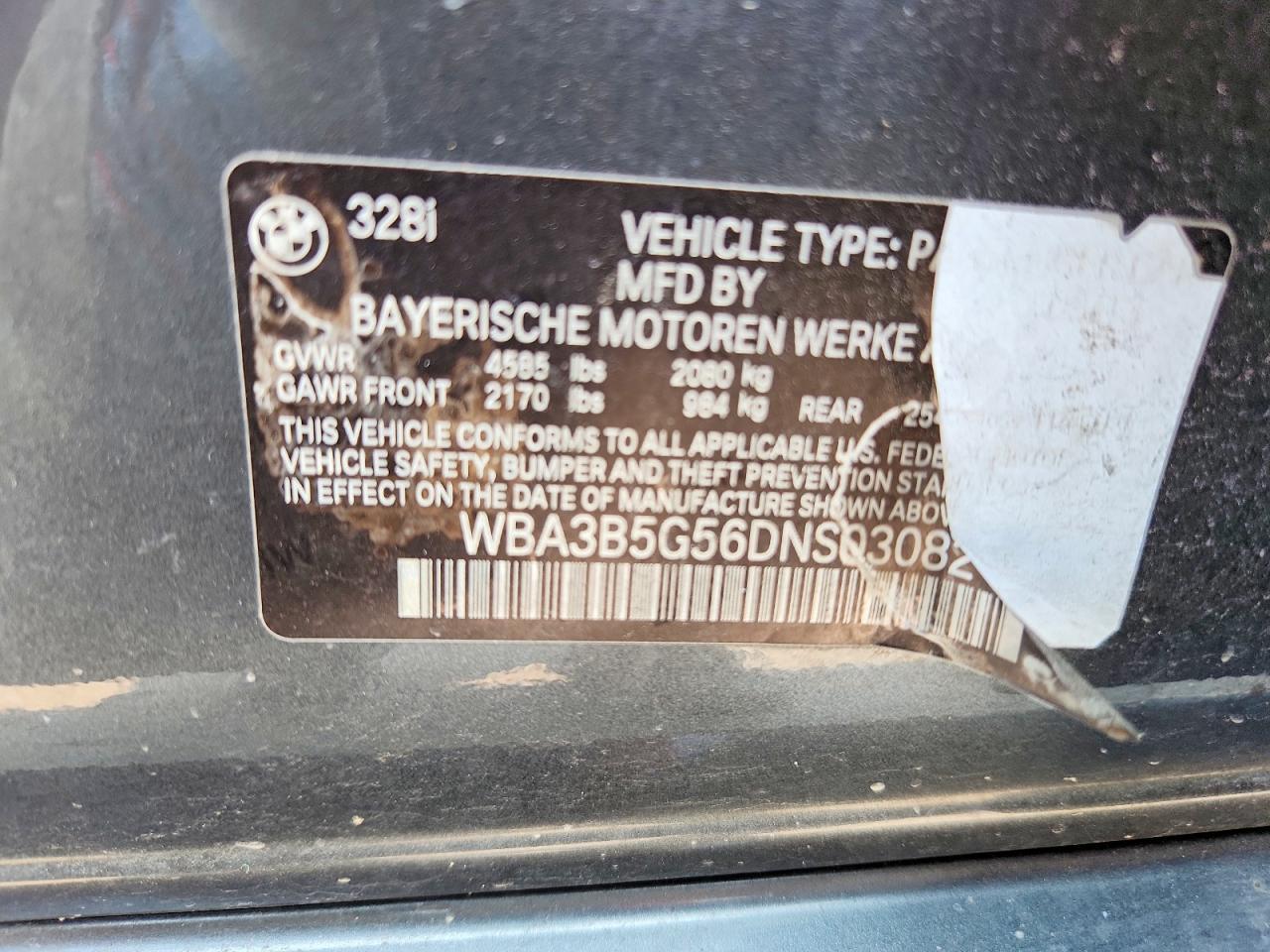 2013 BMW Seria 3 328i - zdjęcie 12