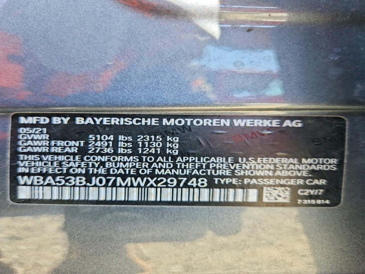 2021 BMW 540 I - zdjęcie 12