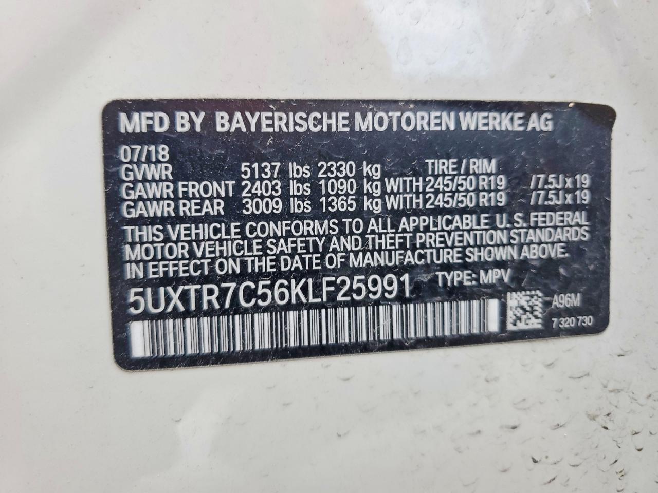 2019 BMW X3 Sdrive30I - zdjęcie 13