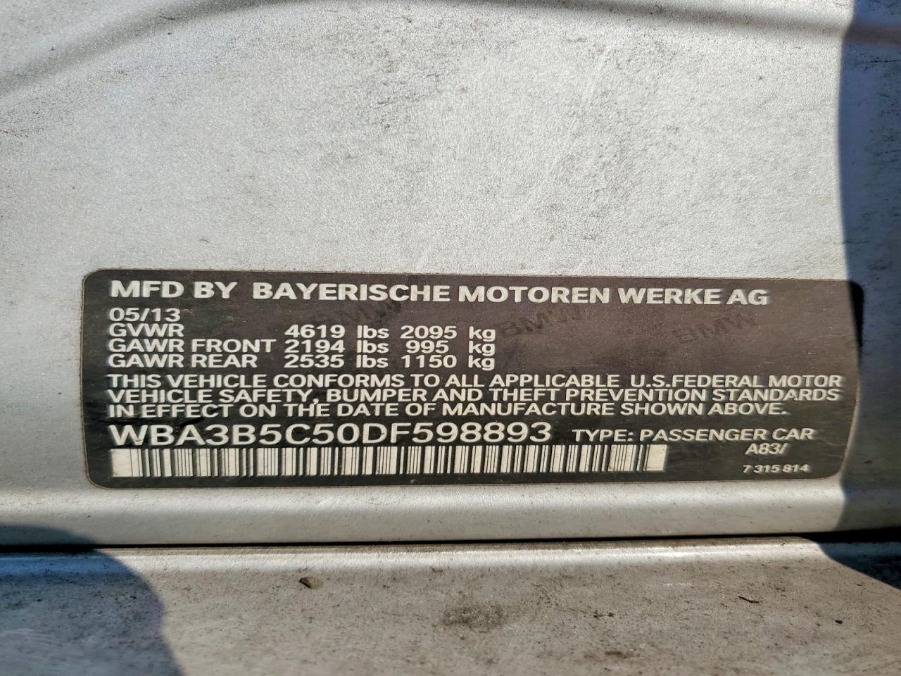 2013 BMW 328 Xi Sulev - zdjęcie 12