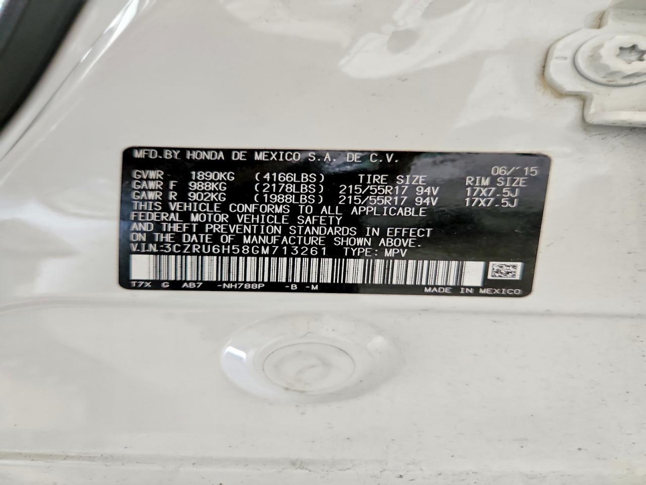 2016 Honda Hr-V Ex - zdjęcie 13