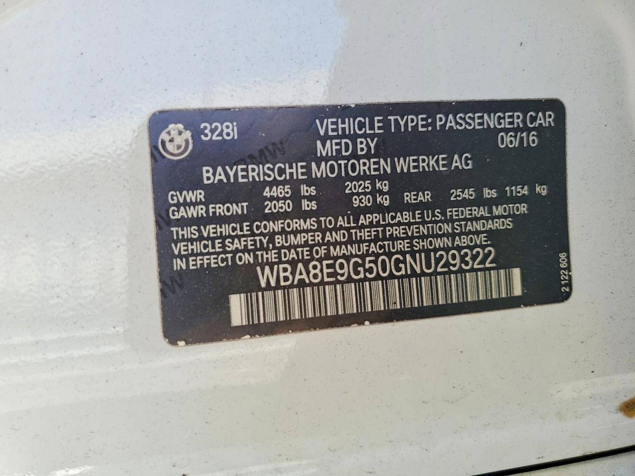 2016 BMW 328 I Sulev - zdjęcie 12