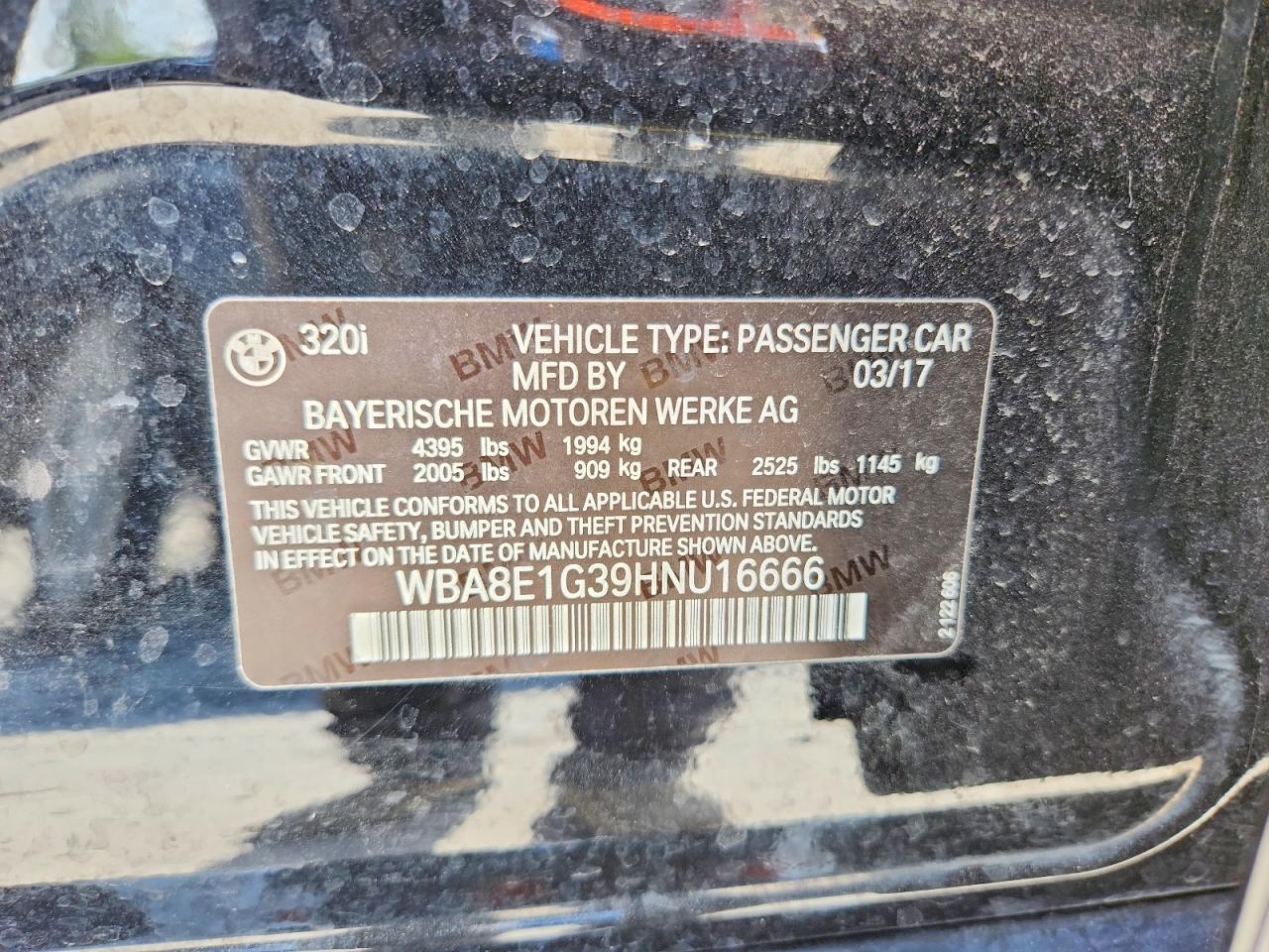 2017 BMW 320 I - zdjęcie 12