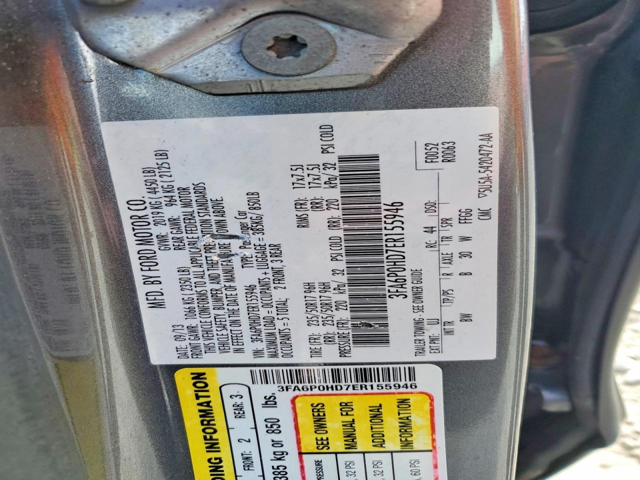 2014 Ford Fusion Se - zdjęcie 13