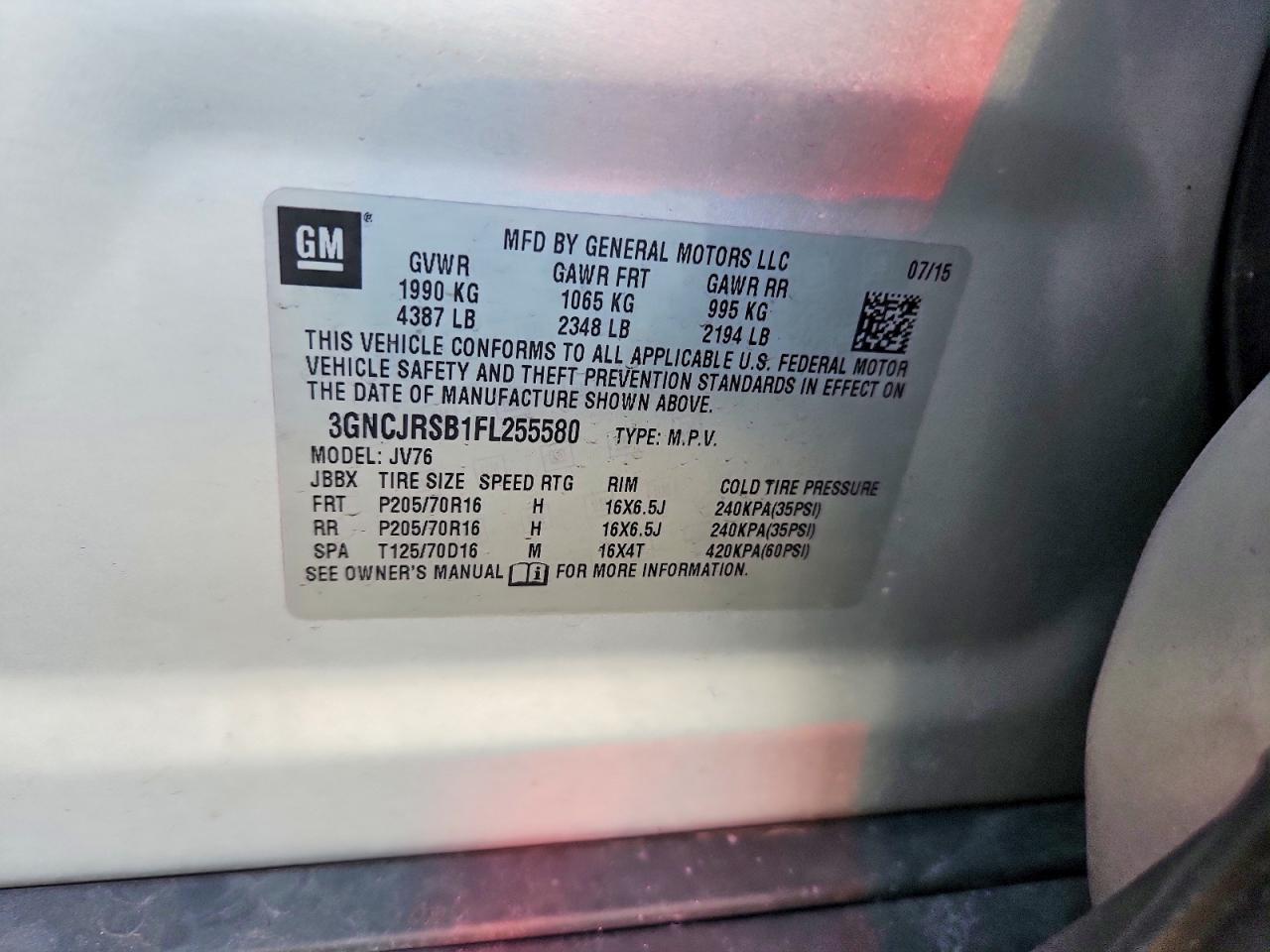 2015 Chevrolet Trax 1Lt - zdjęcie 13