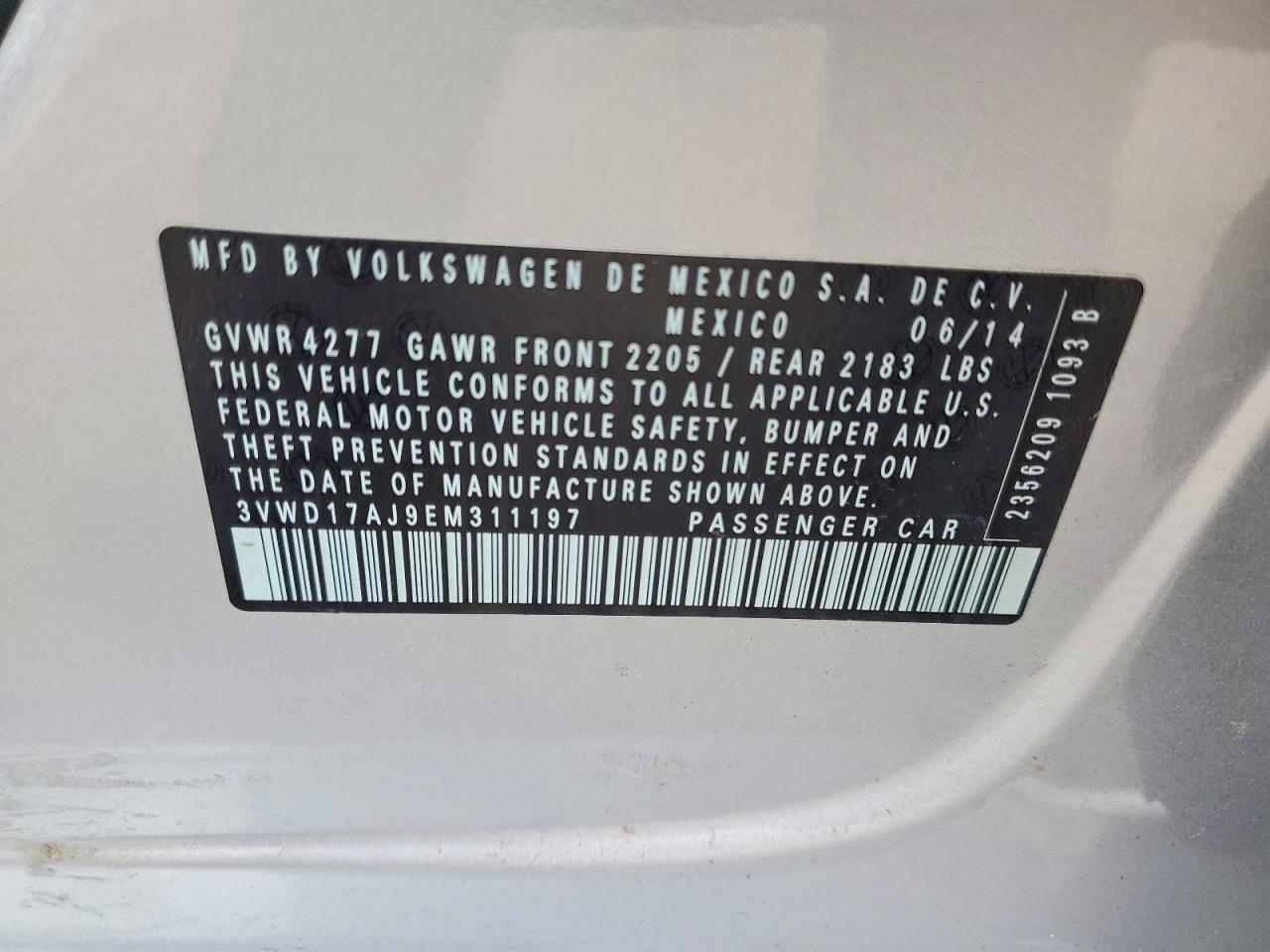 2014 Volkswagen Jetta Se - zdjęcie 12