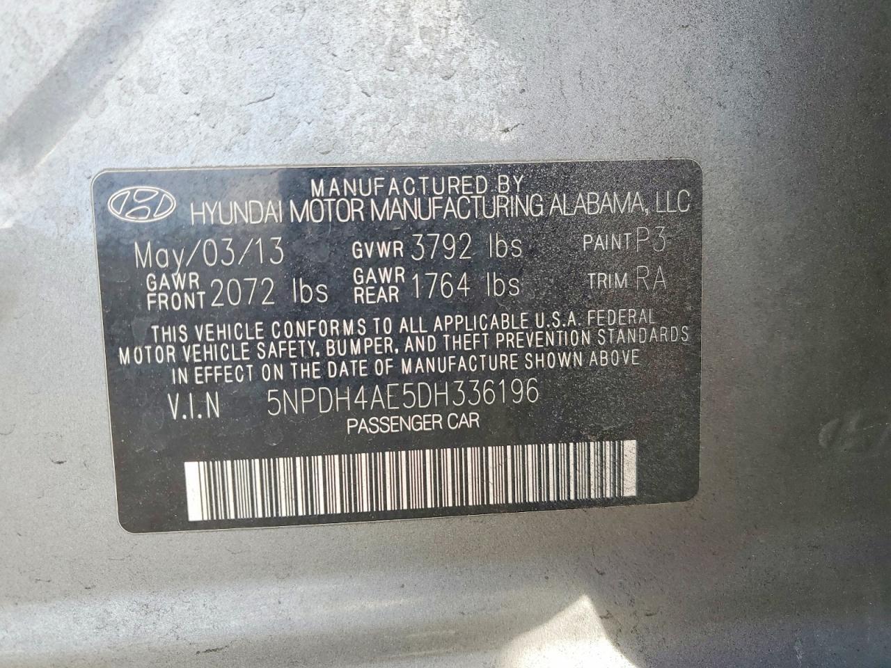 2013 Hyundai Elantra Gls - zdjęcie 13