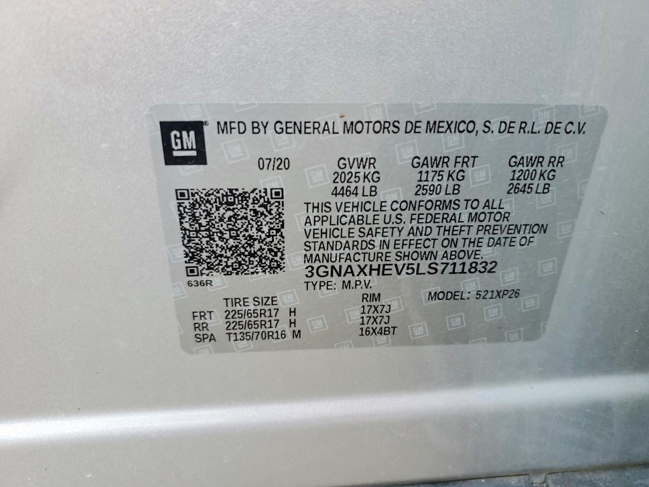 2020 Chevrolet Equinox Ls - zdjęcie 13