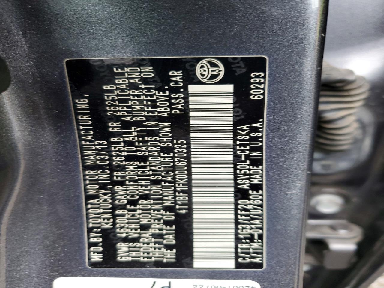 2013 Toyota Camry Se - zdjęcie 12