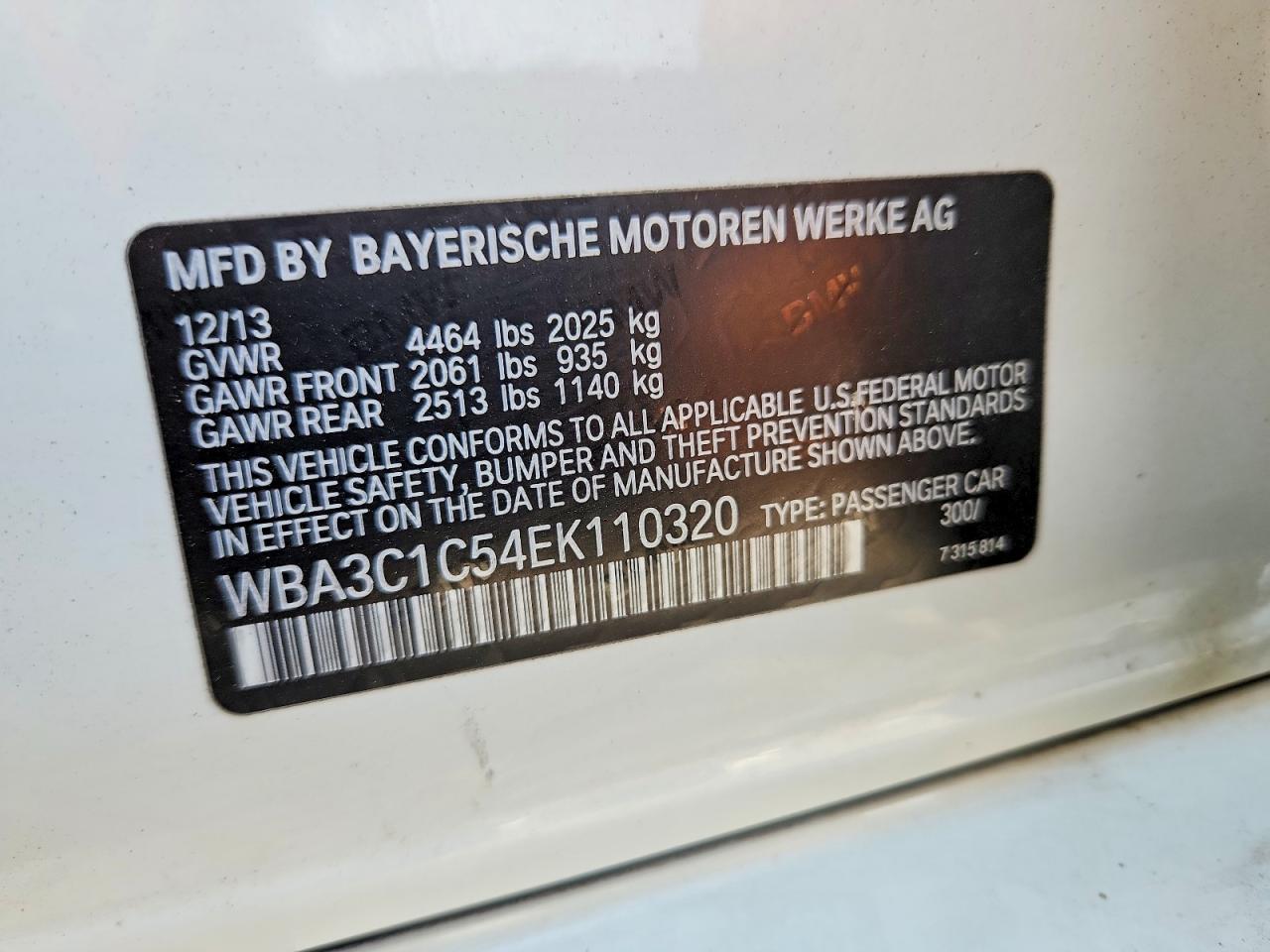 2014 BMW 328 I Sulev - zdjęcie 12