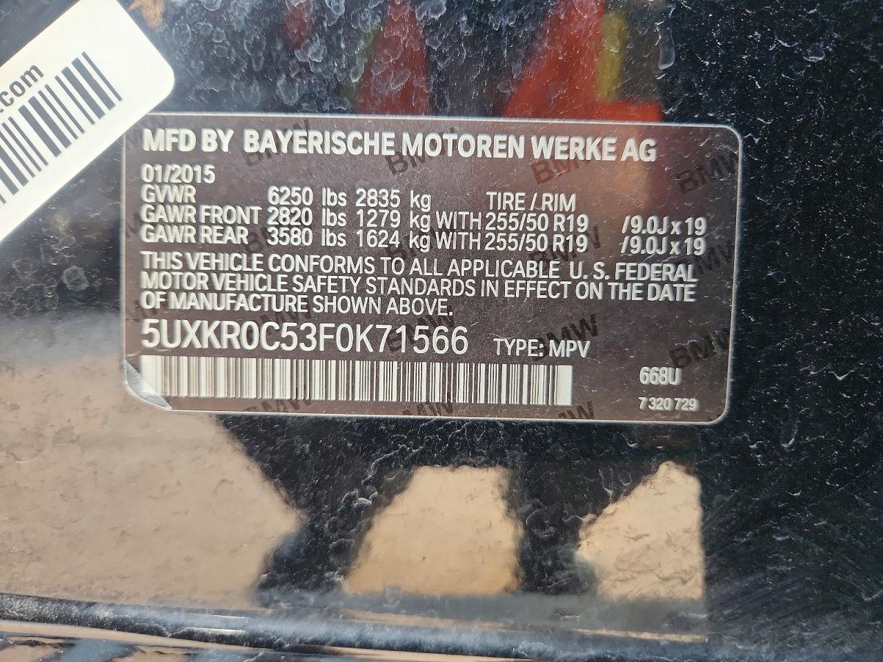 2015 BMW X5 xDrive35I - zdjęcie 12