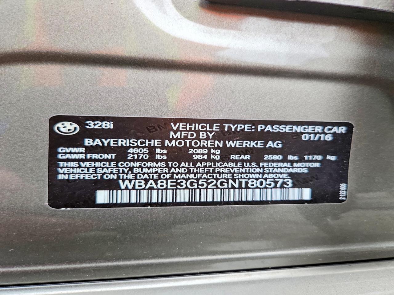 2016 BMW Seria 3 328i - zdjęcie 13