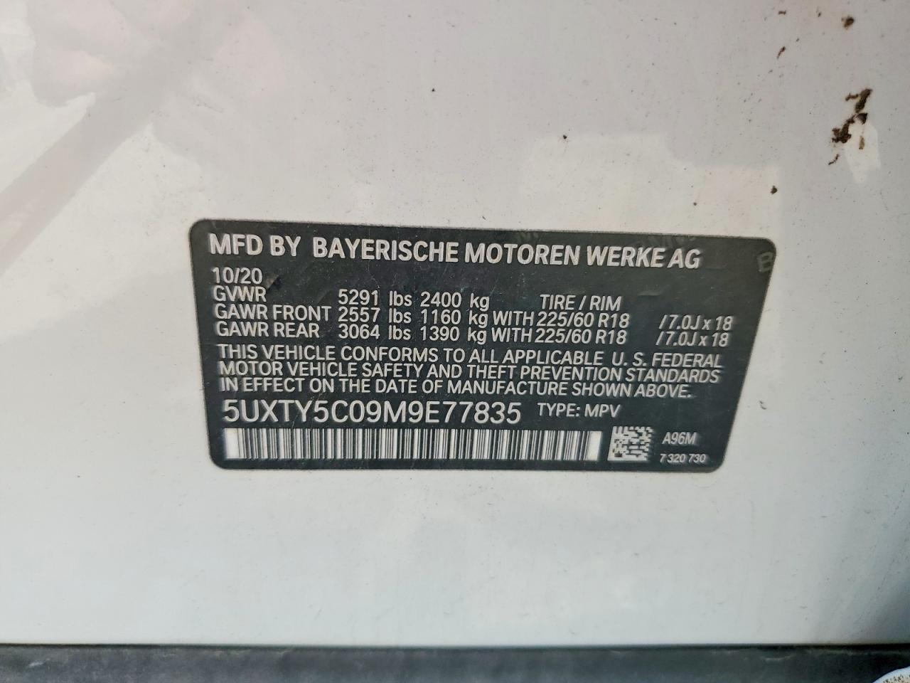 2021 BMW X3 xDrive30I - zdjęcie 13