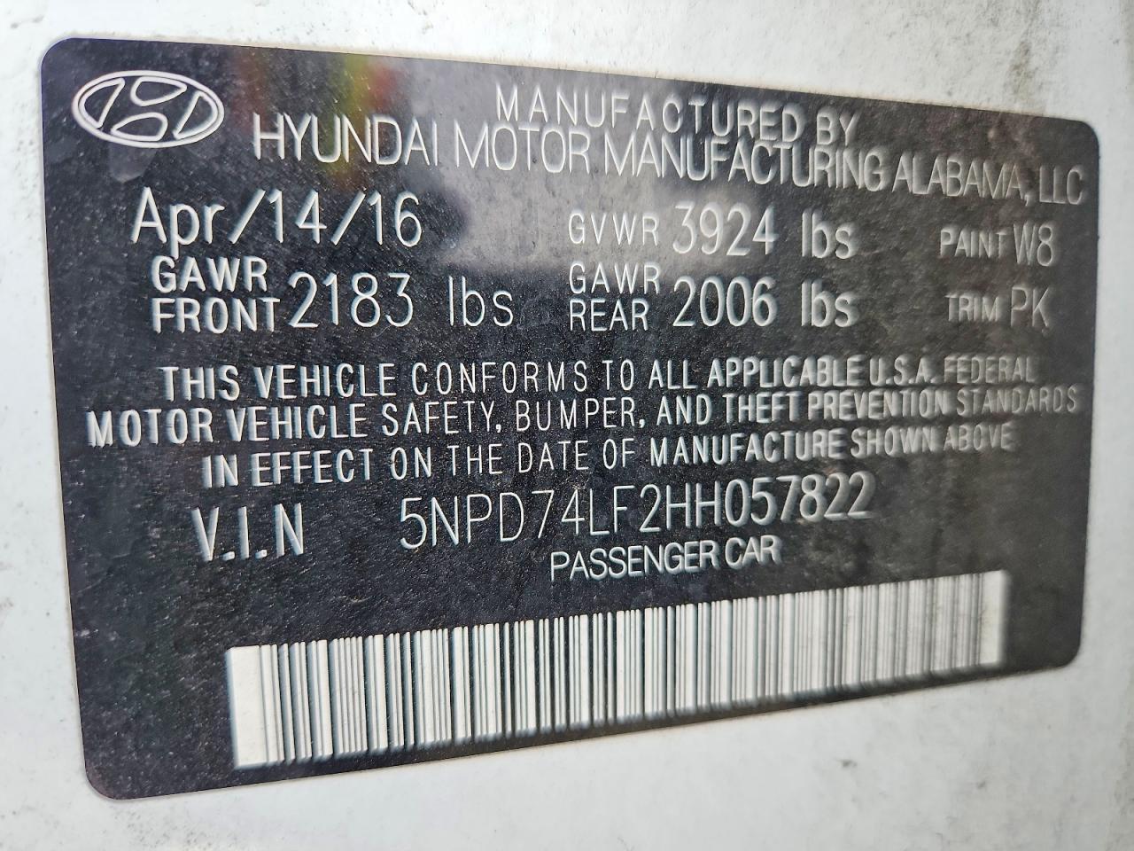 2017 Hyundai Elantra Se - zdjęcie 12