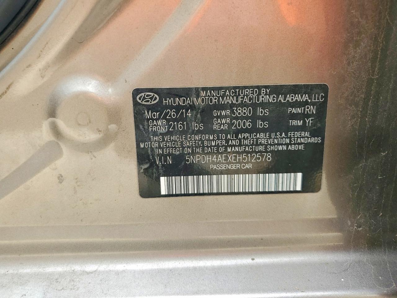 2014 Hyundai Elantra Se - zdjęcie 12