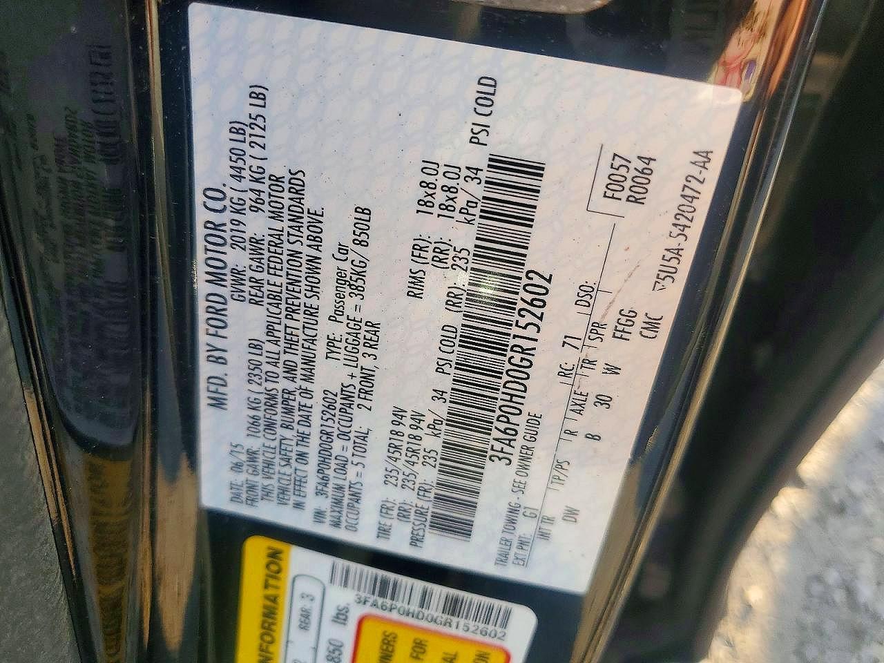 2016 Ford Fusion Se - zdjęcie 12