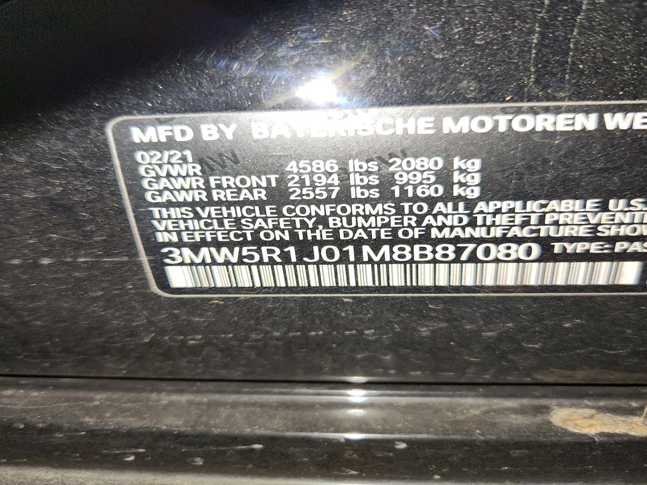 2021 BMW 330I - zdjęcie 14