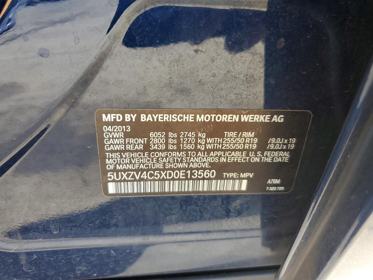 2013 BMW X5 xDrive35I - zdjęcie 13