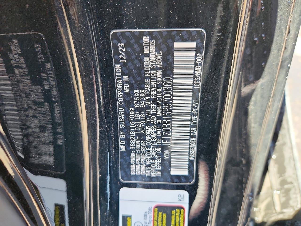 2024 Subaru Brz Premium - zdjęcie 12