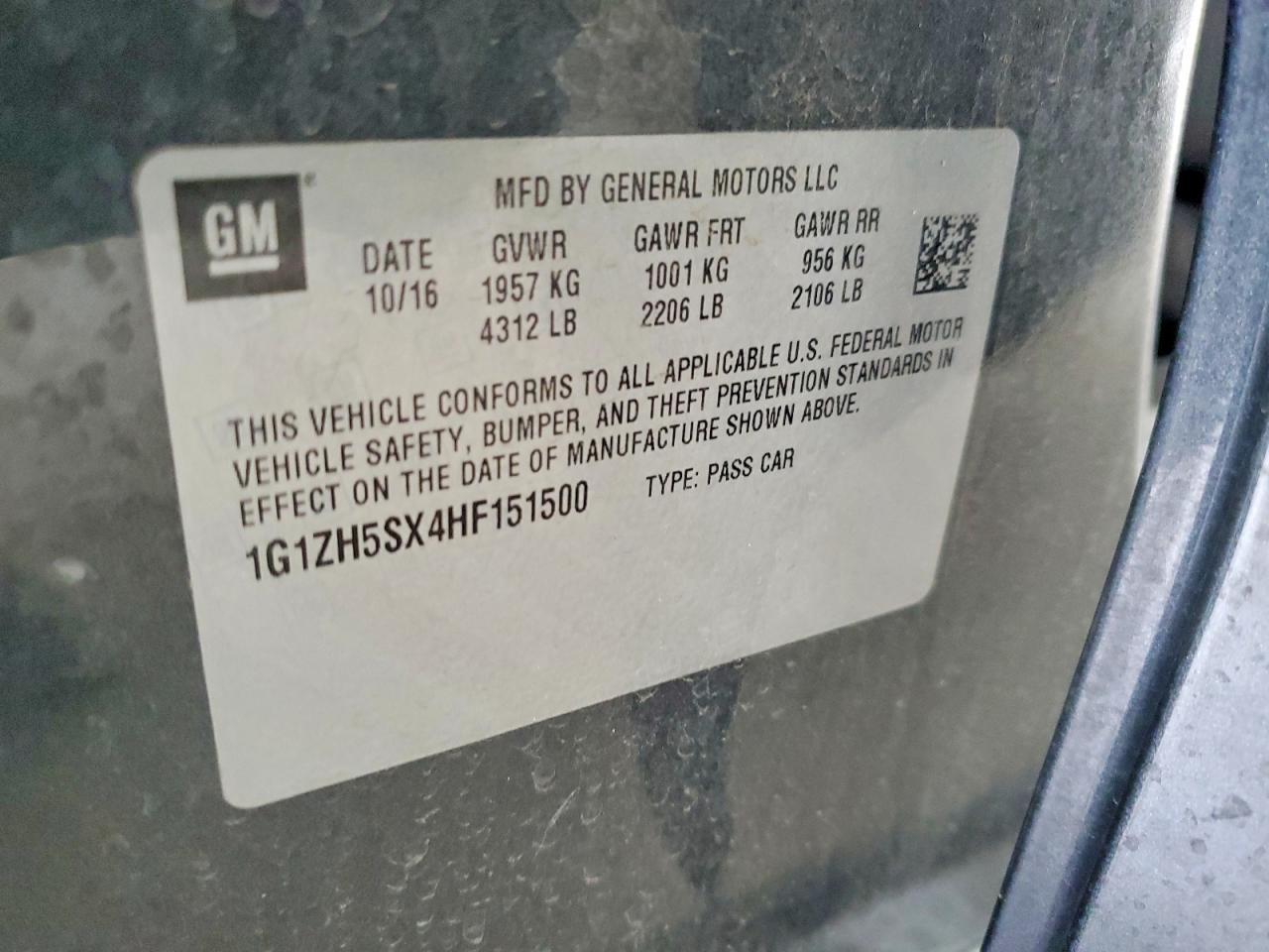 2017 Chevrolet Malibu Premier - zdjęcie 12