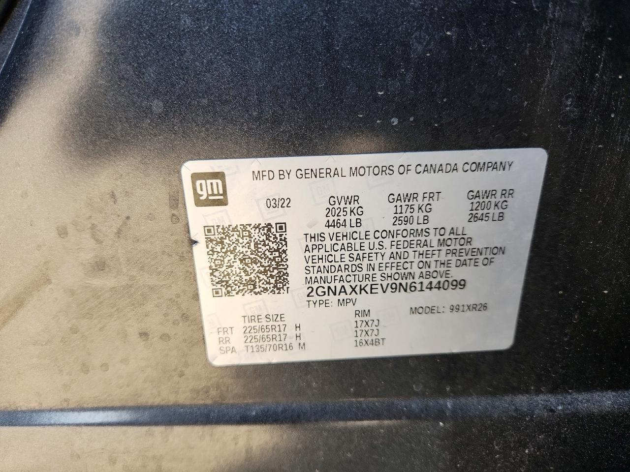 2022 Chevrolet Equinox Lt - zdjęcie 12