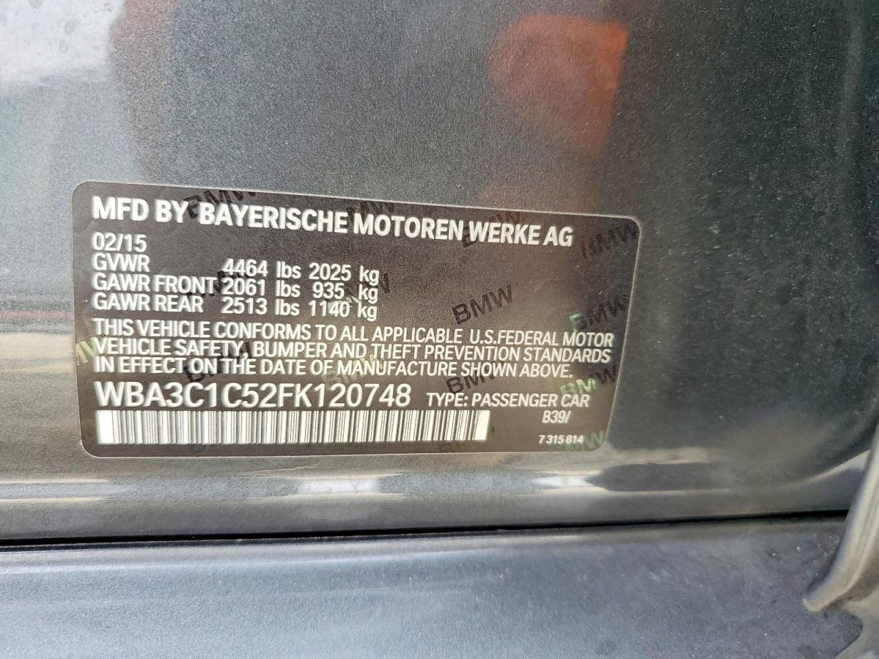 2015 BMW 328 I Sulev - zdjęcie 12