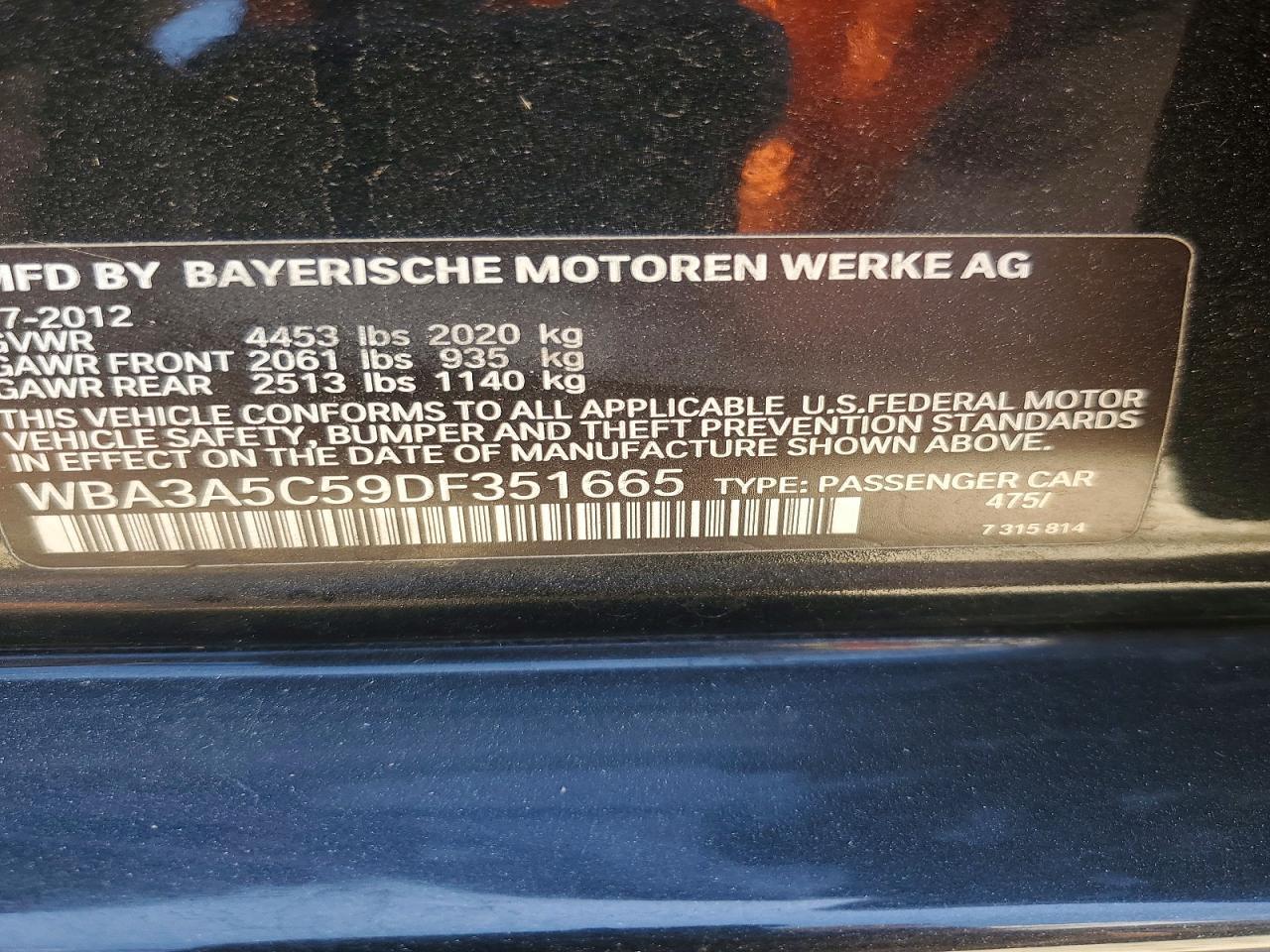 2013 BMW 328 I - zdjęcie 12