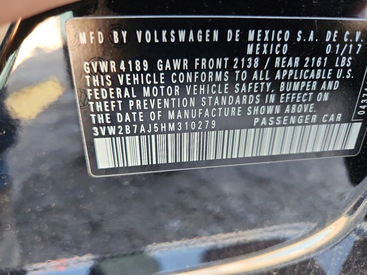 2017 Volkswagen Jetta S - zdjęcie 14