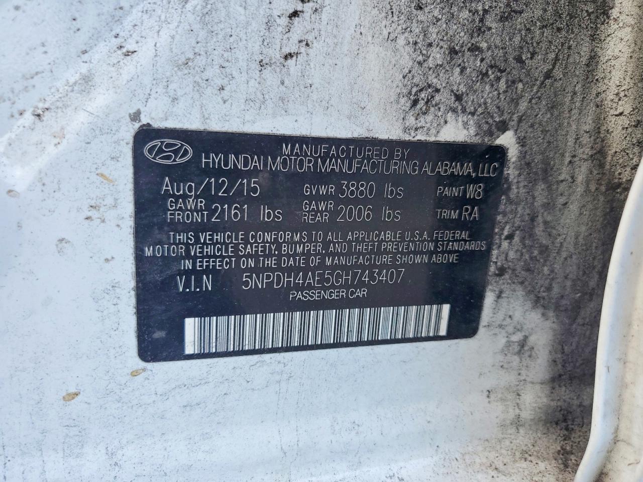 2016 Hyundai Elantra Se - zdjęcie 12