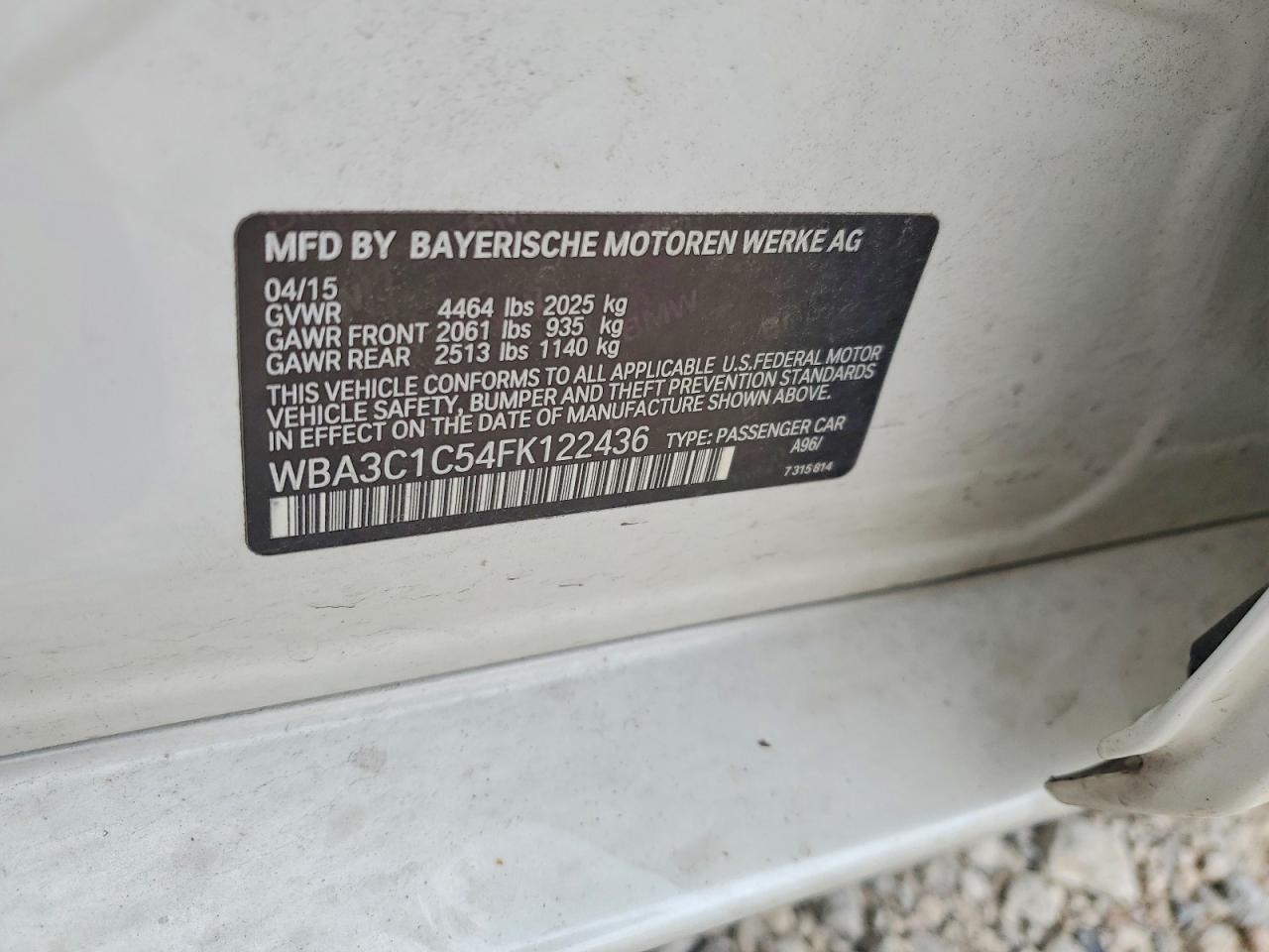 2015 BMW 328 I Sulev - zdjęcie 12