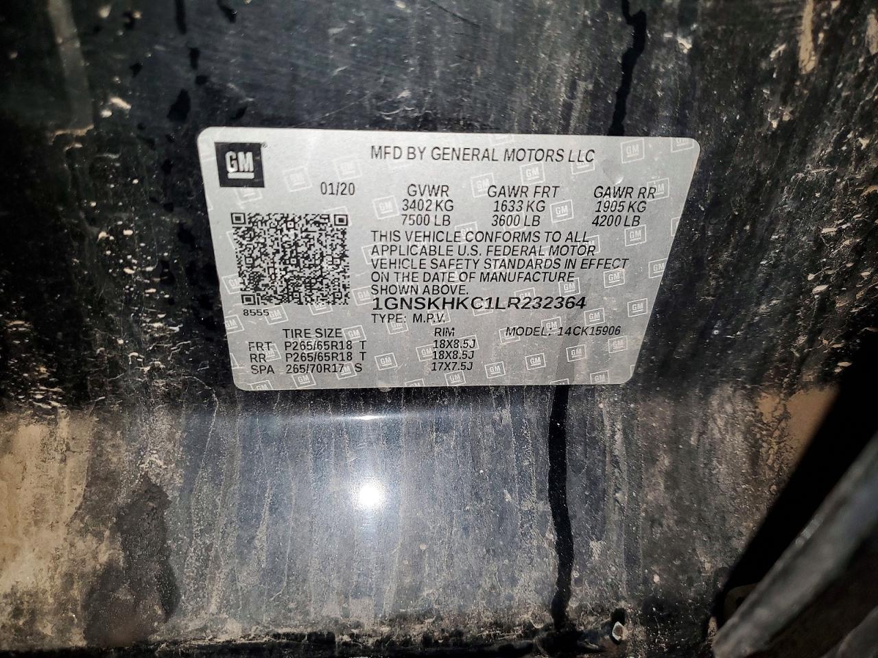 2020 Chevrolet Suburban K1500 Lt - zdjęcie 13