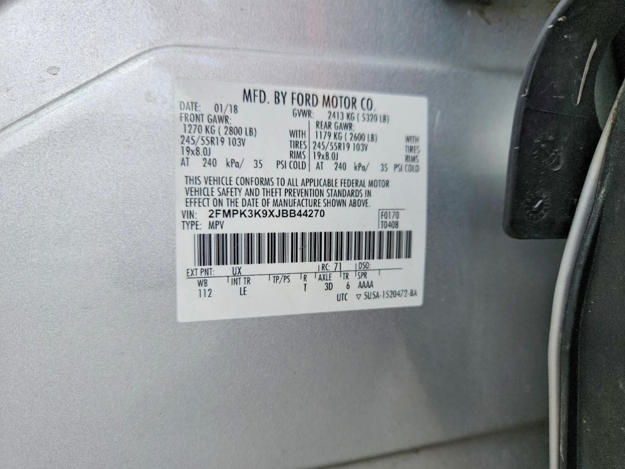 2018 Ford Edge Titanium - zdjęcie 13
