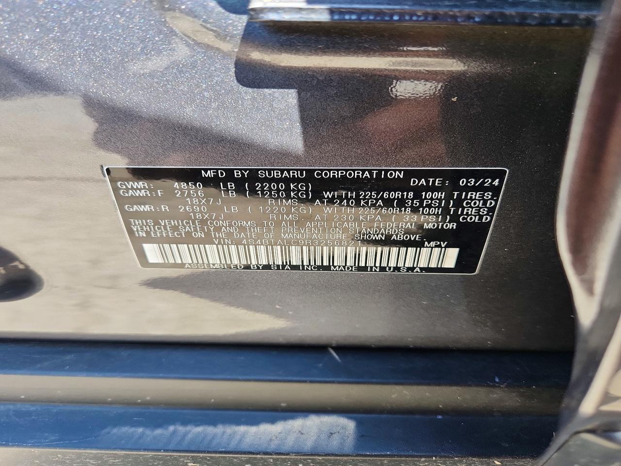 2024 Subaru Outback Onyx Edition - zdjęcie 13