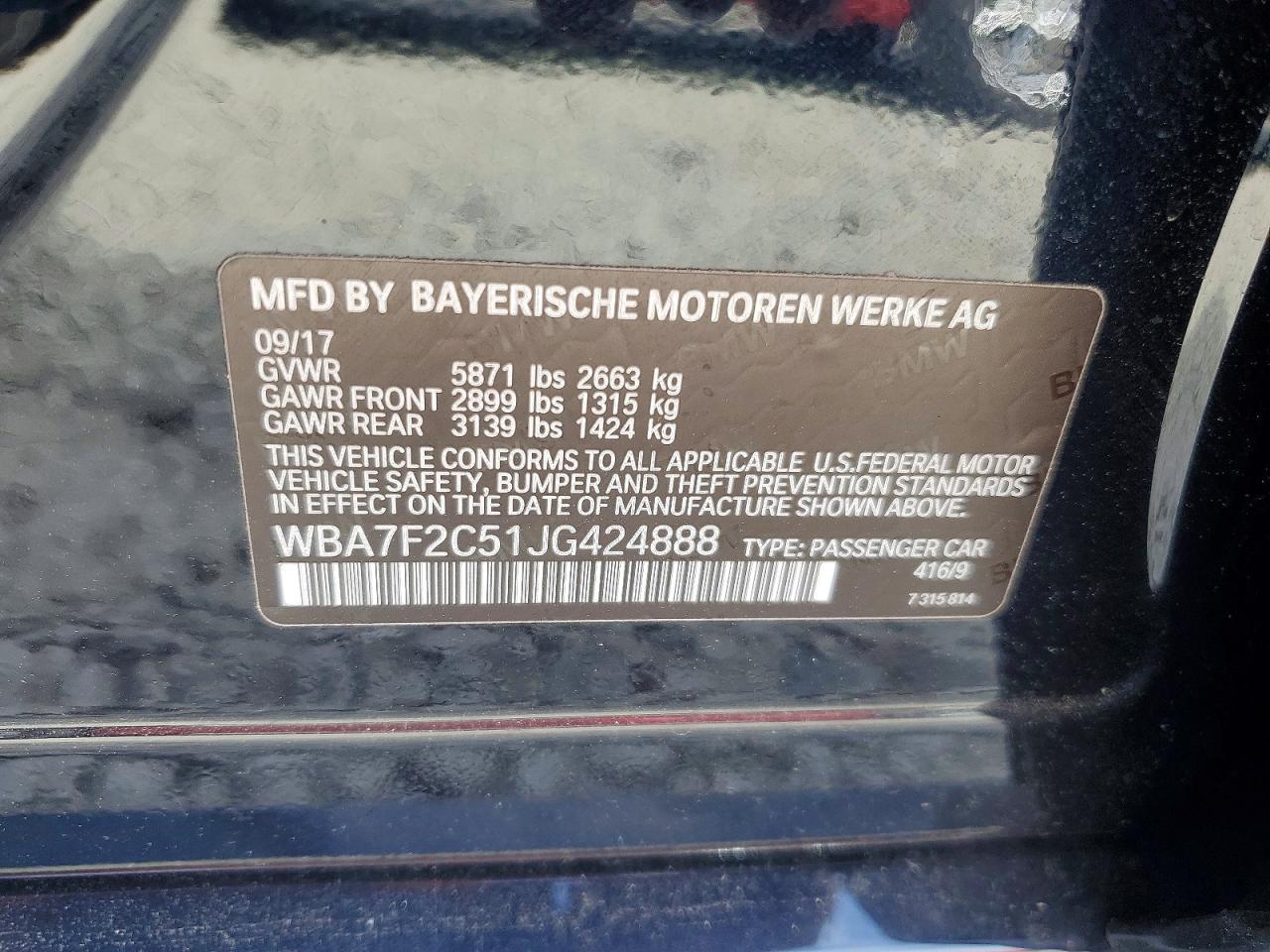 2018 BMW Seria 7 B7 - zdjęcie 13