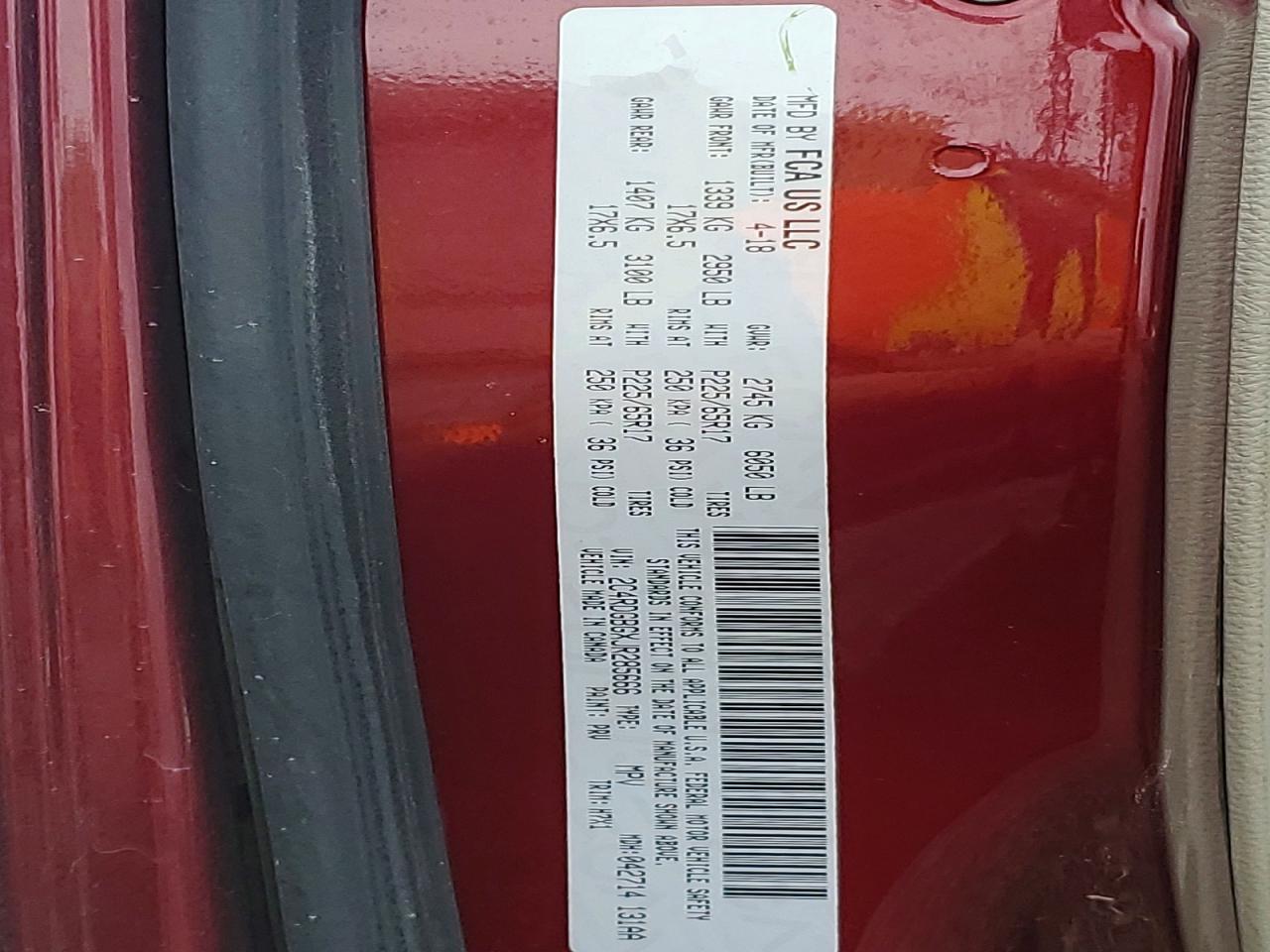 2018 Dodge Grand Caravan Se - zdjęcie 13