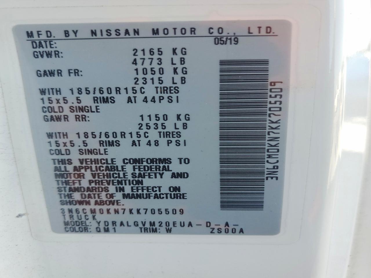 2019 Nissan Nv200 - zdjęcie 14