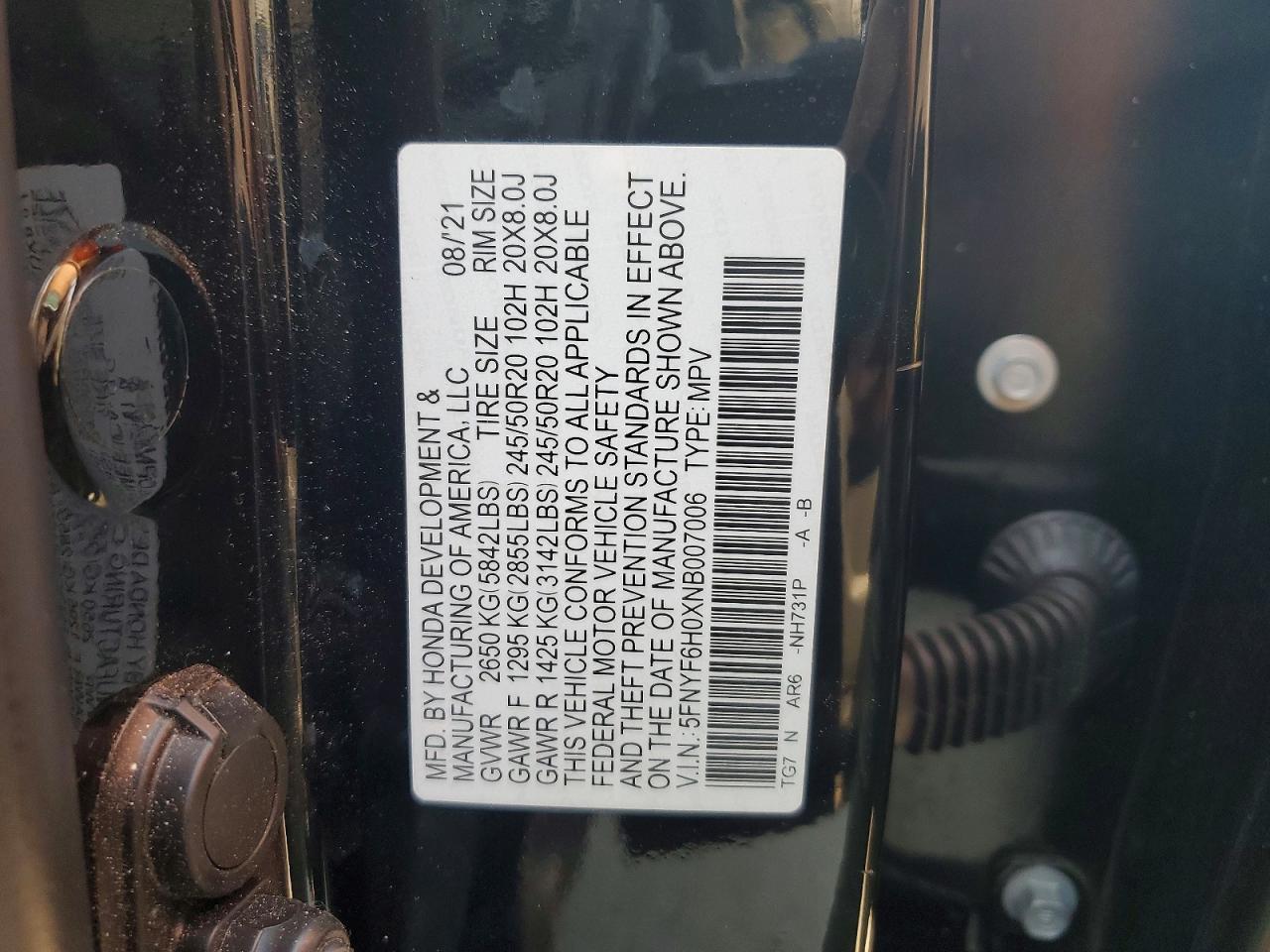 2022 Honda Pilot Elite - zdjęcie 13