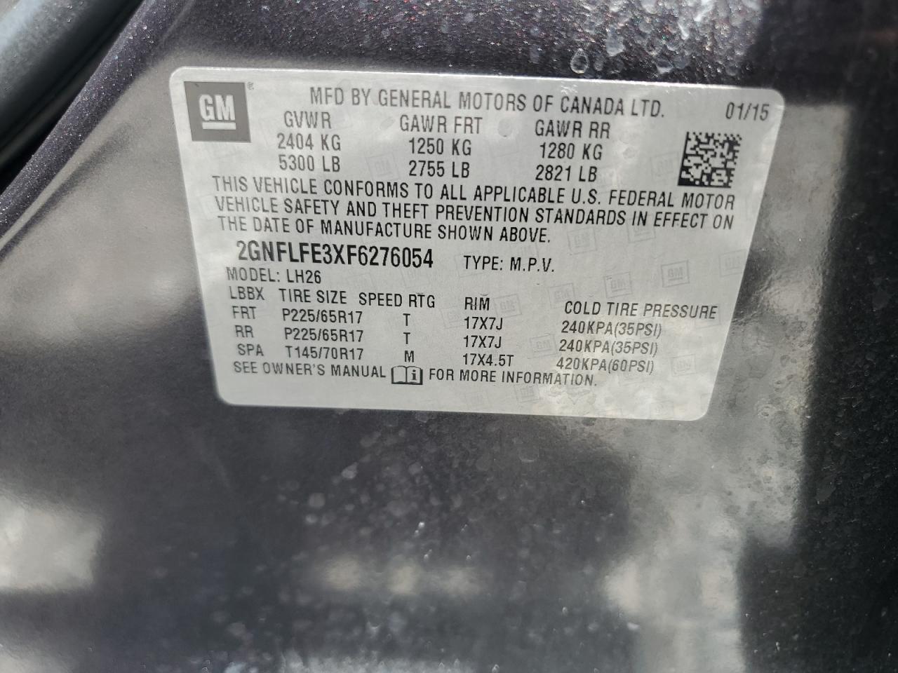 2015 Chevrolet Equinox Lt - zdjęcie 13