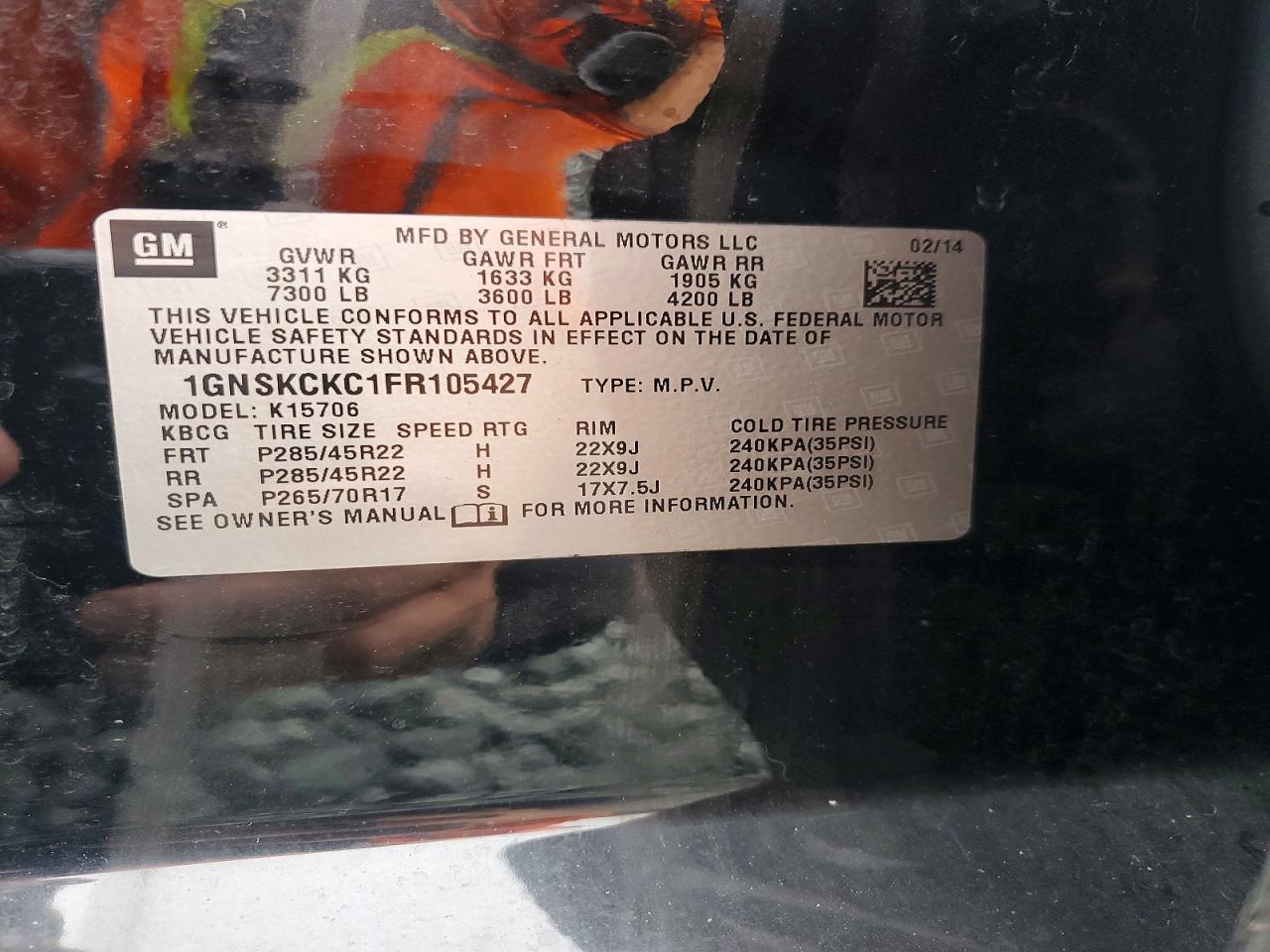 2015 Chevrolet Tahoe K1500 Ltz - zdjęcie 13