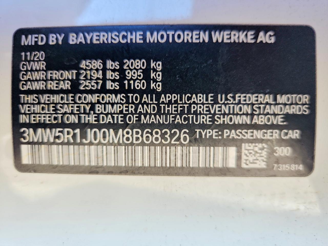2021 BMW 330I - zdjęcie 12