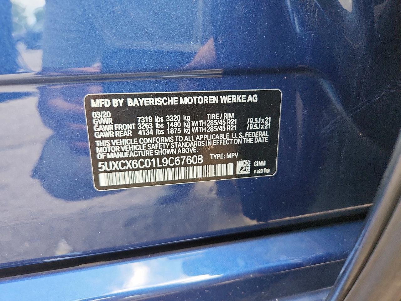 2020 BMW X7 M50I - zdjęcie 13