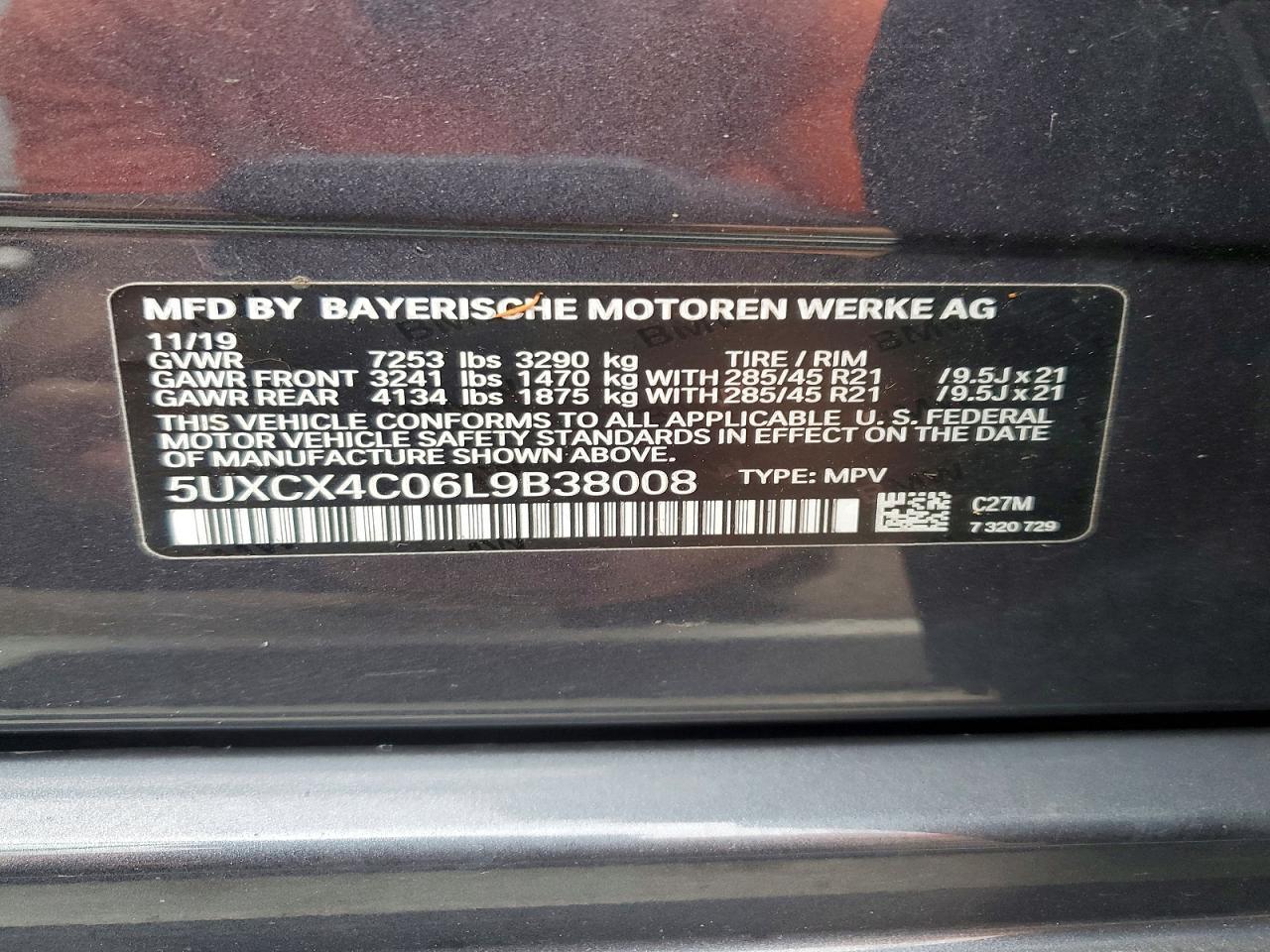 2020 BMW X7 xDrive50I - zdjęcie 13