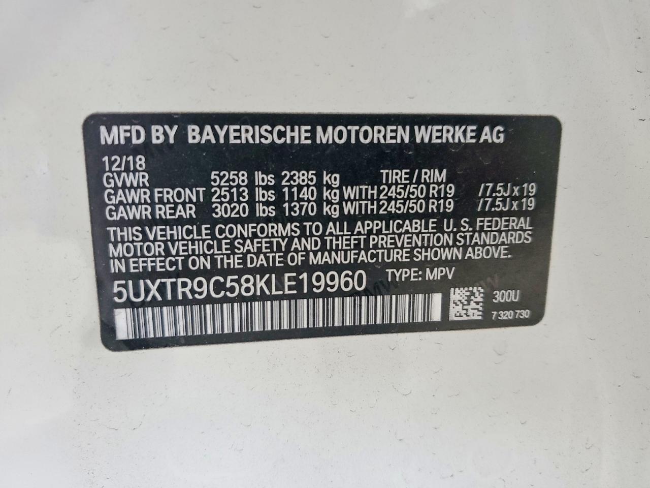 2019 BMW X3 xDrive30I - zdjęcie 13