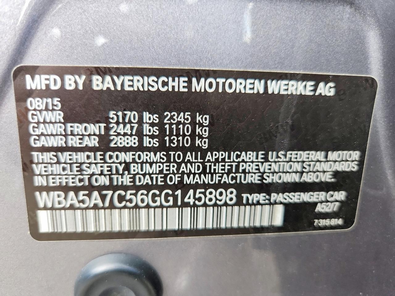 2016 BMW Seria 5 528i - zdjęcie 12