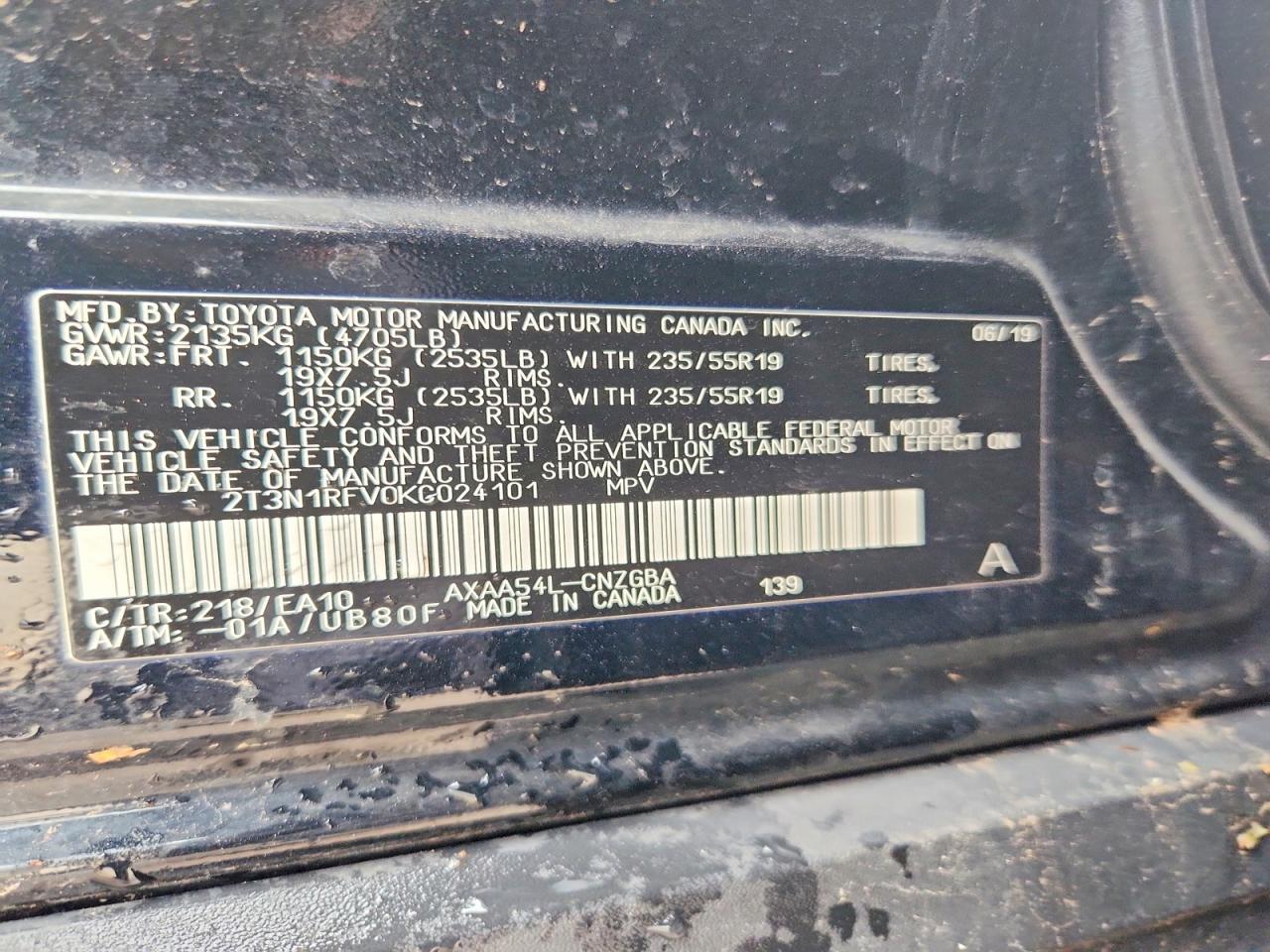 2019 Toyota Rav4 Limited - zdjęcie 12