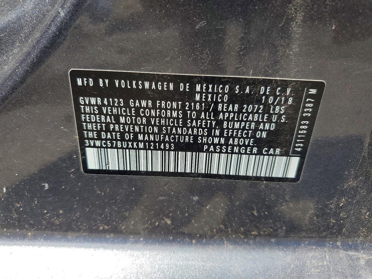 2019 Volkswagen Jetta S - zdjęcie 12