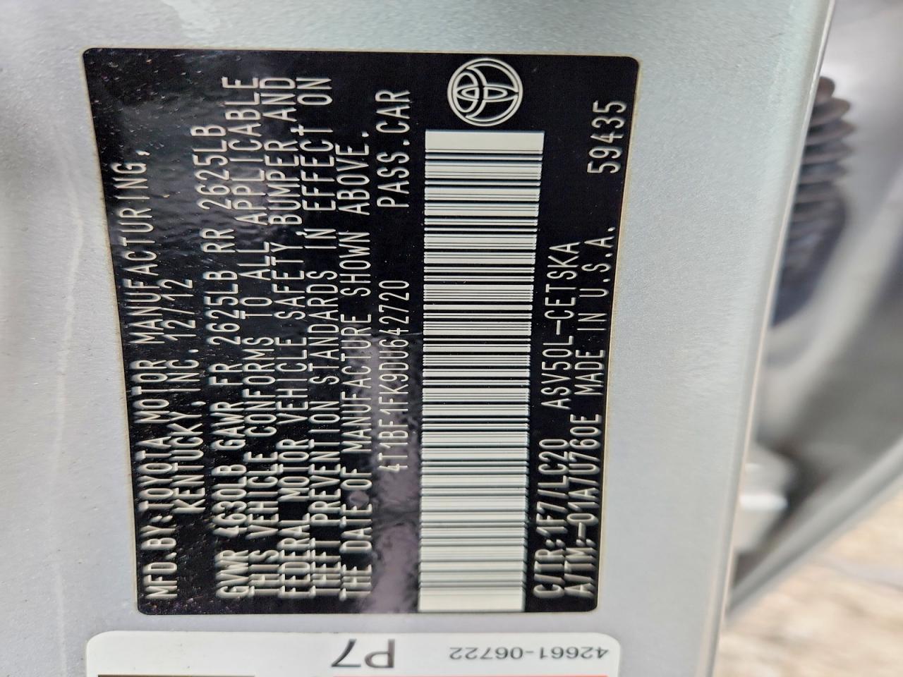 2013 Toyota Camry Se - zdjęcie 13